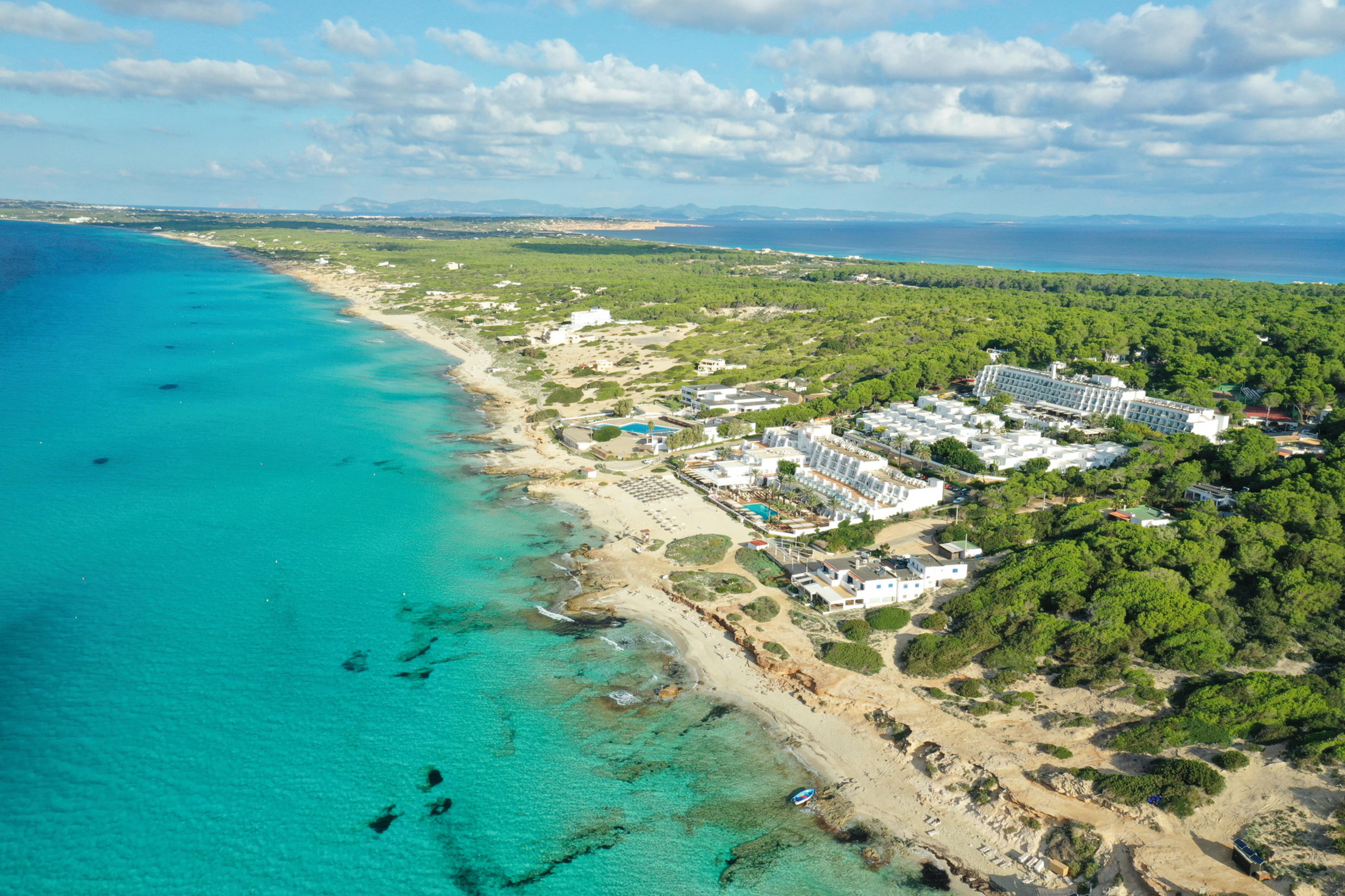 Riu La Mola Hotel Playa Migjorn Luaran gambar